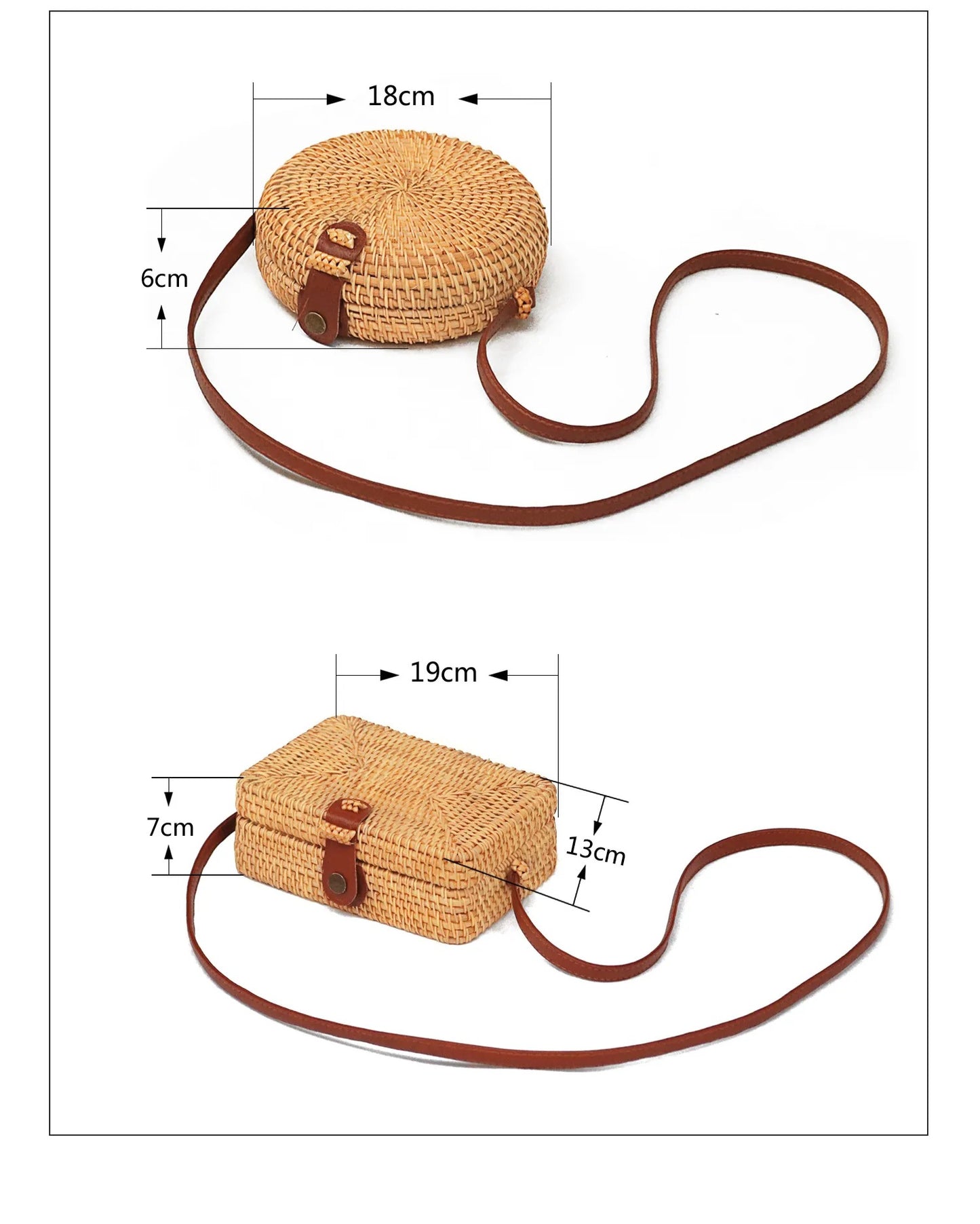 Rattan Shoulder Bag