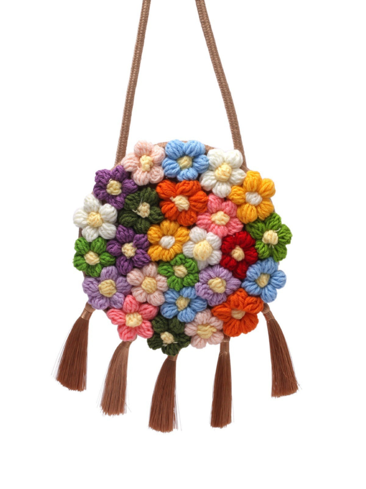 Floral Small Round Bag