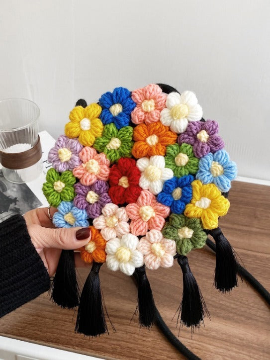 Floral Small Round Bag