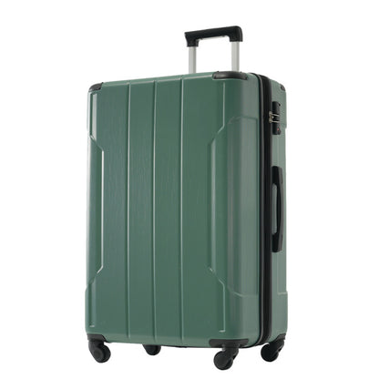 Hard, Lightweight, And Durable ABS Suitcase With Dual Wheels, Expandable 28 Inch Checked In Luggage