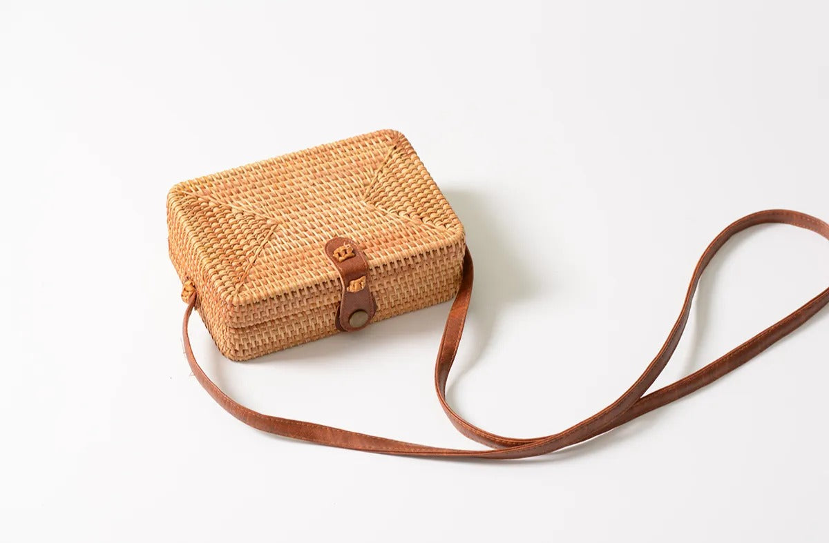 Rattan Shoulder Bag