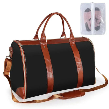 Stylish and Functional Faux Leather Travel Bag for Women