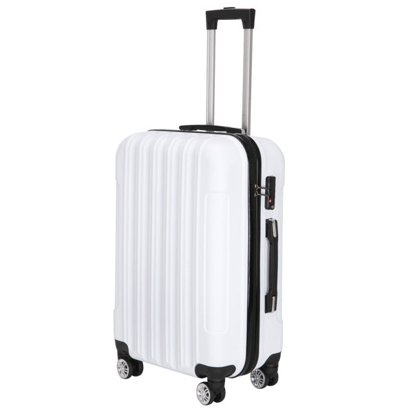 Vertical Pattern Three-in-one Trolley Case With Handle And Universal Wheels