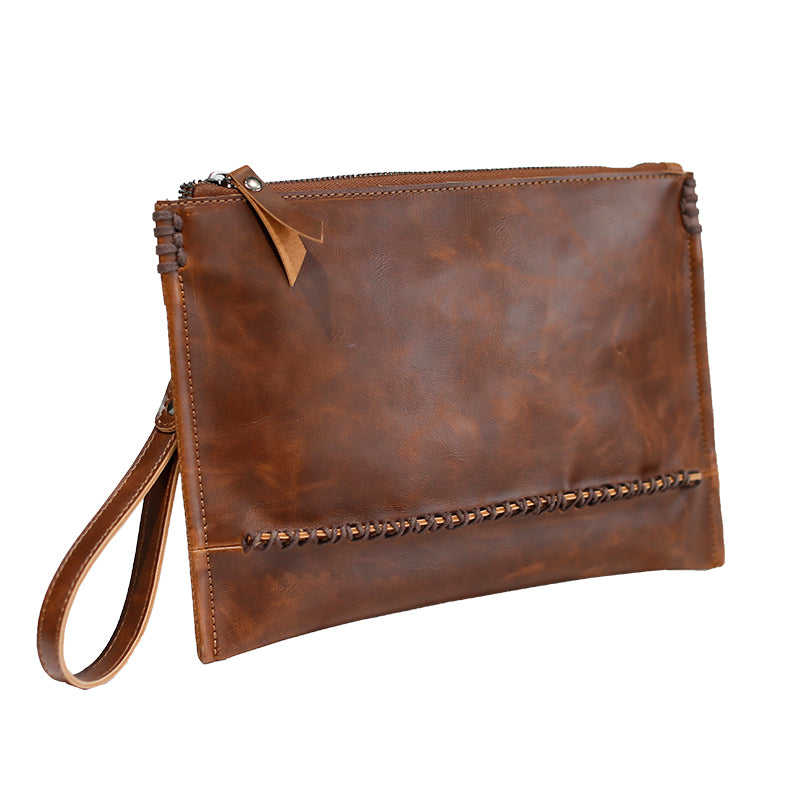 Men's Leather Letter Bag