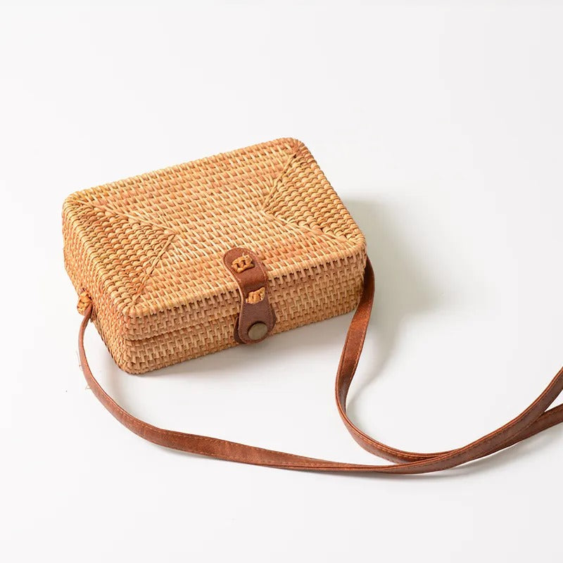 Rattan Shoulder Bag