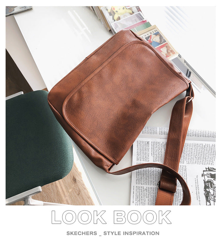 Men's Simplicity British Style Vintage Messenger Bag