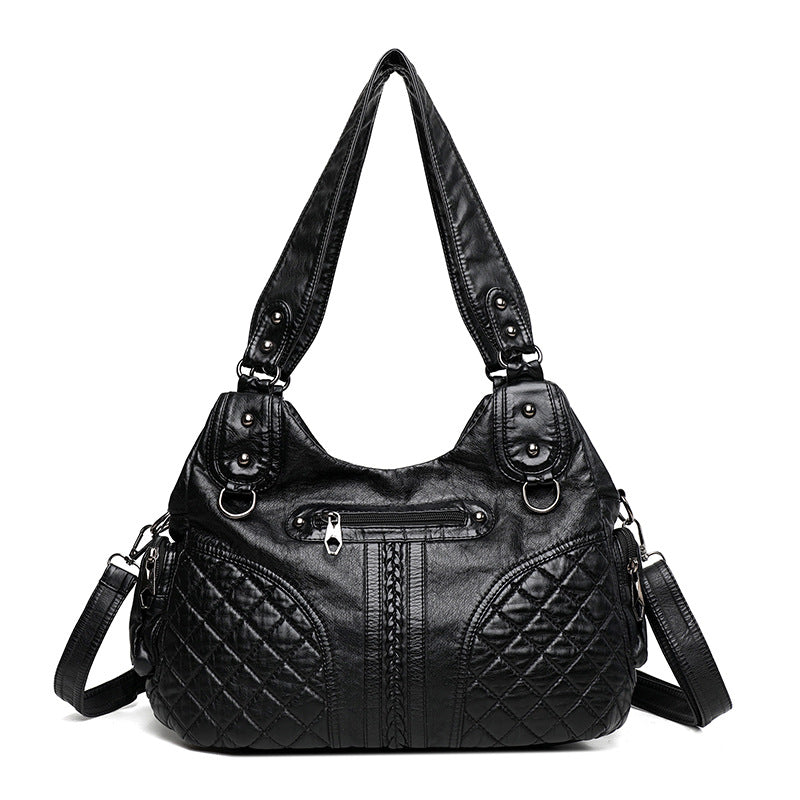 Double-layer Large Capacity Women's Shoulder Bag