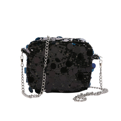 Sequin Women Large Capacity Chain One-shoulder Crossbody Bag