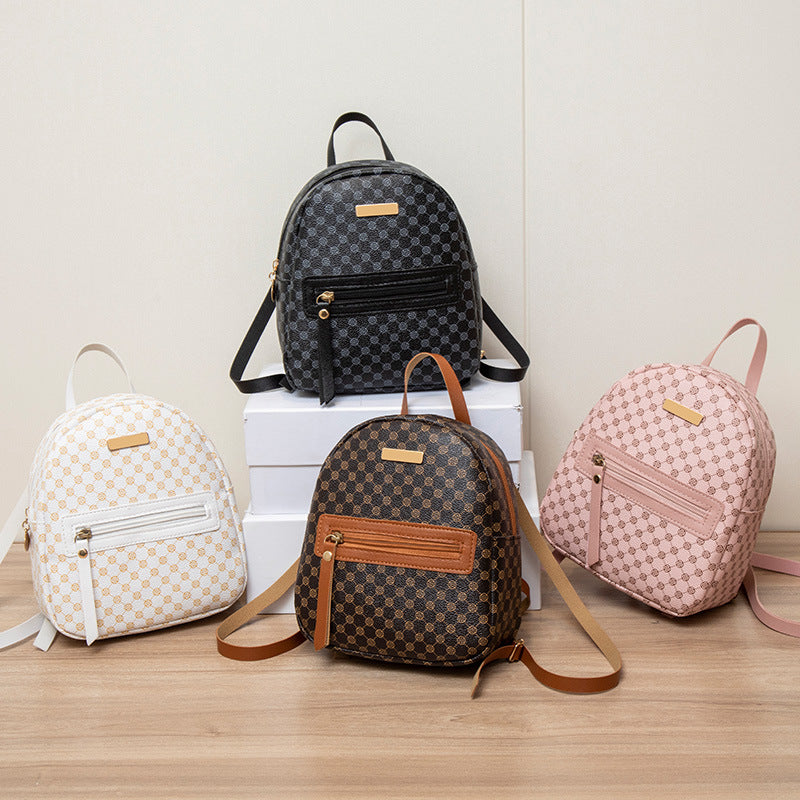 Women's Casual Sequin Decorative Dotted Prints Backpack