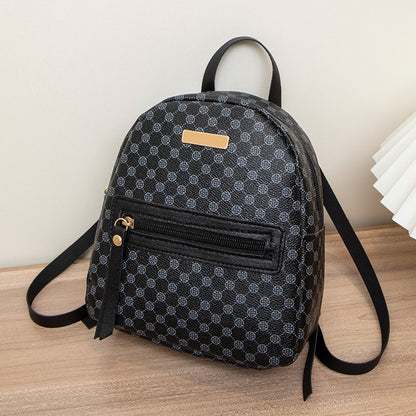 Women's Casual Sequin Decorative Dotted Prints Backpack