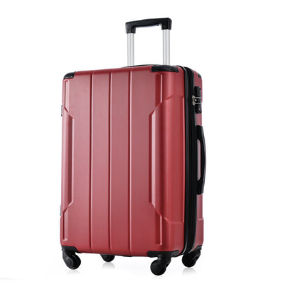 Hard, Lightweight, And Durable ABS Suitcase With Dual Wheels, Expandable 28 Inch Checked In Luggage