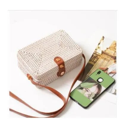 Rattan Shoulder Bag