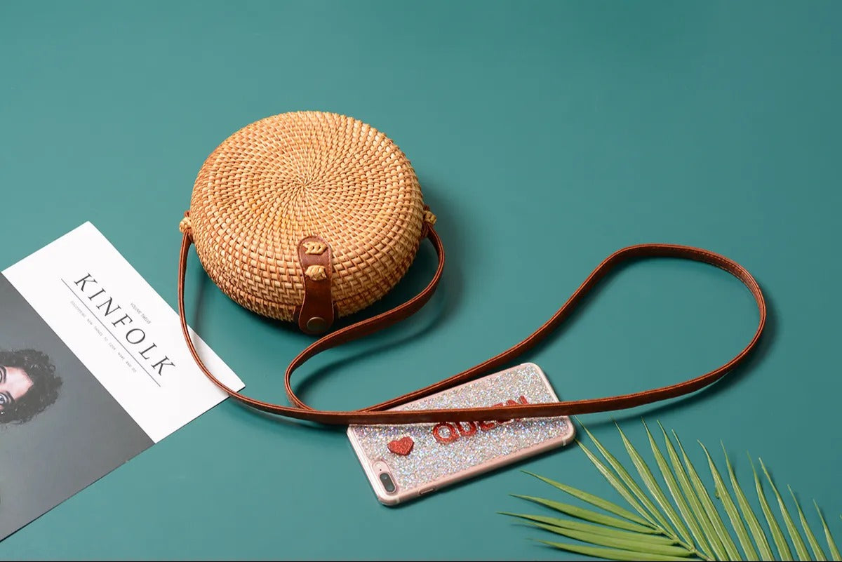 Rattan Shoulder Bag